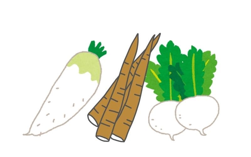 大根・ごぼう・かぶ